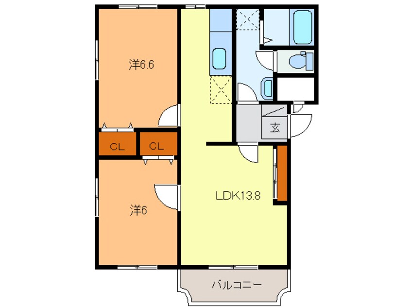 間取図 グラン・ソー・アヴニール