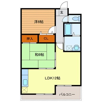 間取図 ロワジールK