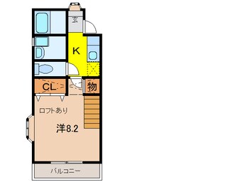 間取図 ガルテン山王　伍番館