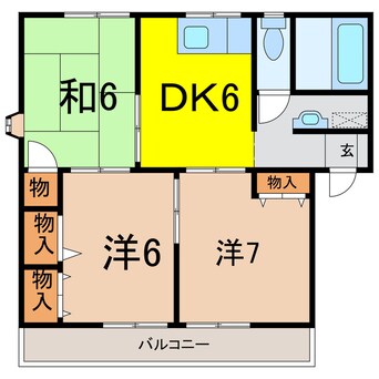 間取図 ＭＫハイツ　Ｃ棟