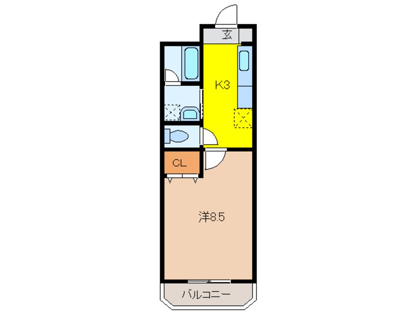 間取図 ロワジールＫⅡ