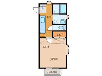 間取図 ガルテン山王　参番館