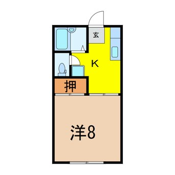 間取図 ラポール田中