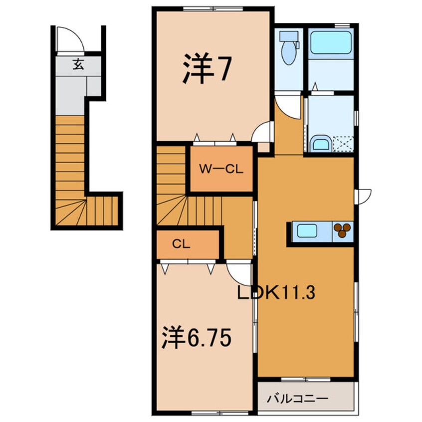 間取図 グランドソレイユ