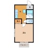 コーポ丘の家 1Kの間取り