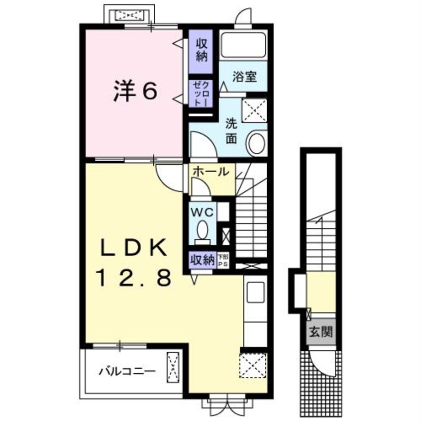間取図 ダンデライオン　弐番館