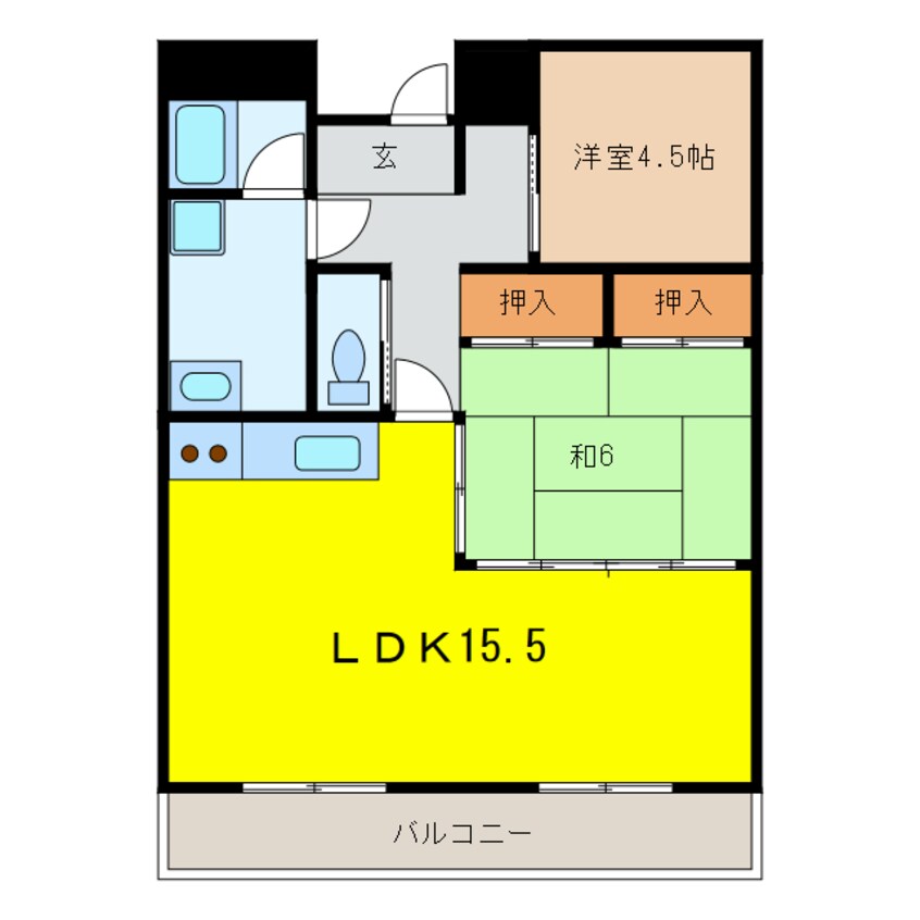 間取図 レジデンスSUZUKI