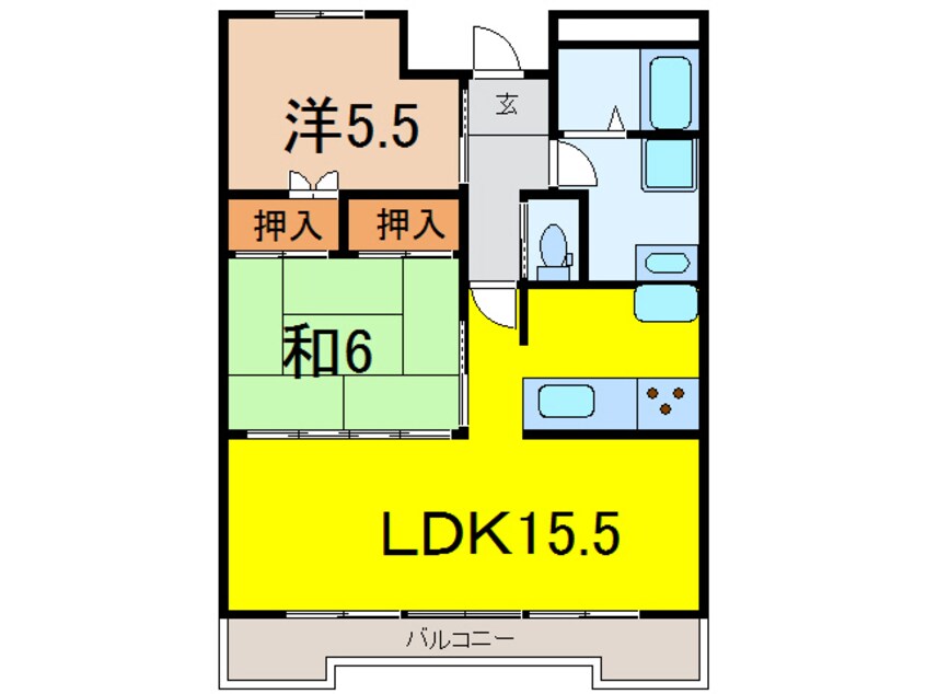 間取図 レジデンスSUZUKI