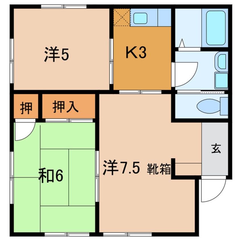 間取図 国府フェリスⅠ