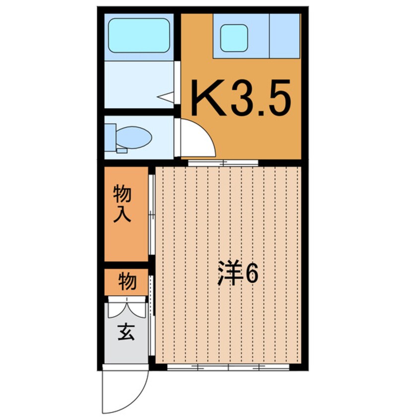 間取図 コーポブリッジサイド