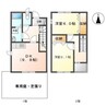 グランデ栄 2DKの間取り