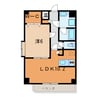 エクシード 1LDKの間取り
