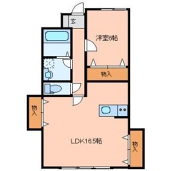 間取図 アルコイリスⅠ番館