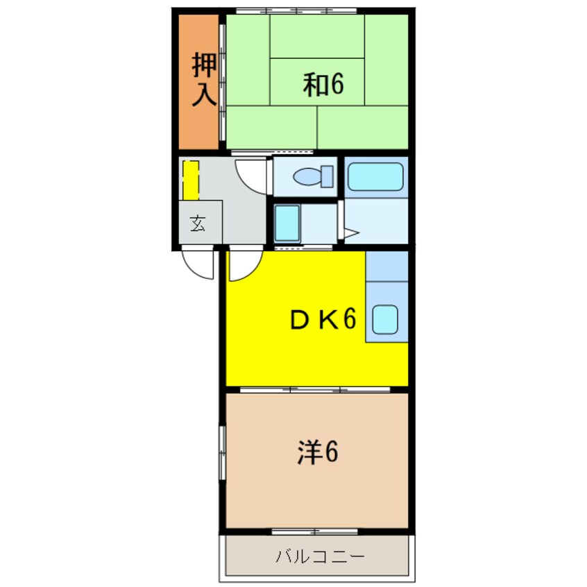 間取図 庚申コーポ