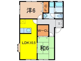 間取図 サクレ上山王