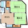 伊藤コーポ 2Kの間取り