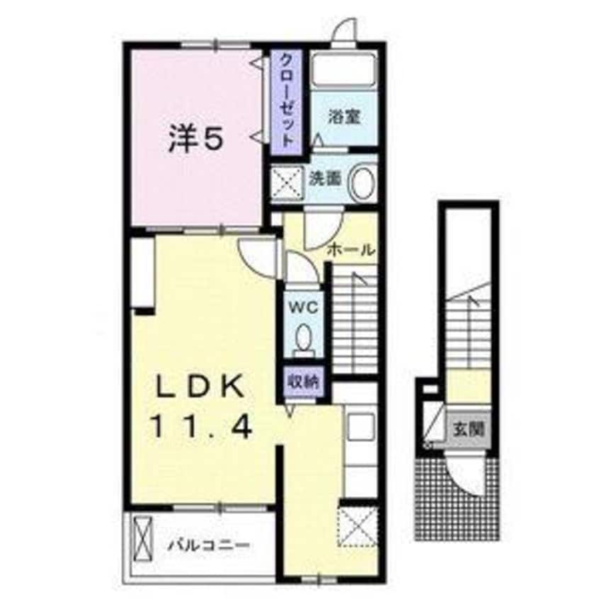間取図 カレント・ＫⅢ