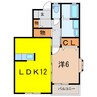 プリマ・クラッセB棟 1LDKの間取り