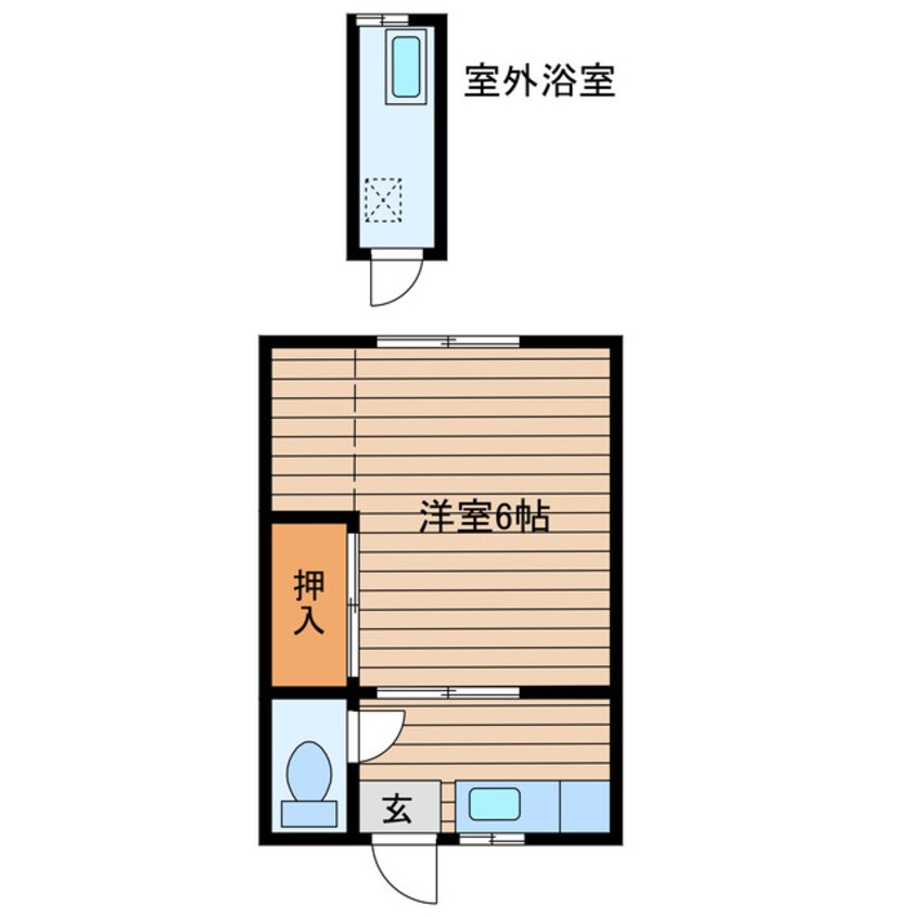 間取図 コーポ阿部