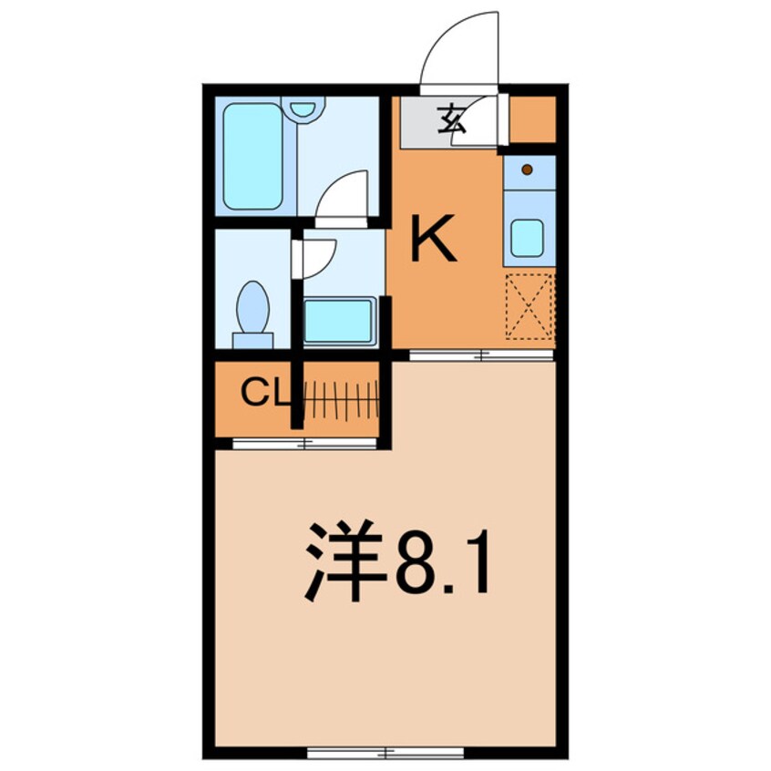 間取図 フレグランス玉川