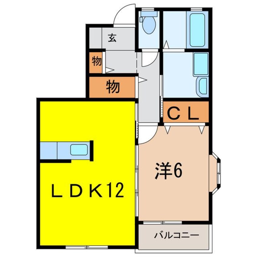 間取図 プリマ・クラッセA