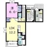 セリシールⅠ 1LDKの間取り