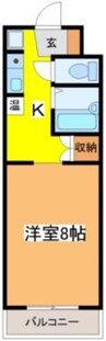 ノリサダマンション 1Kの間取り