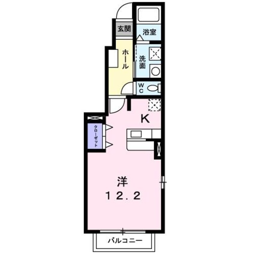 間取図 フランプレイス　Ａ