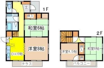 間取図 西条町寺家戸建