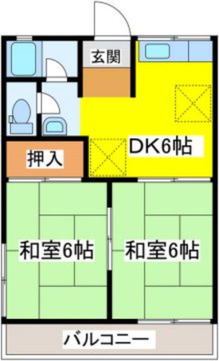 間取図 木原アパートＡ