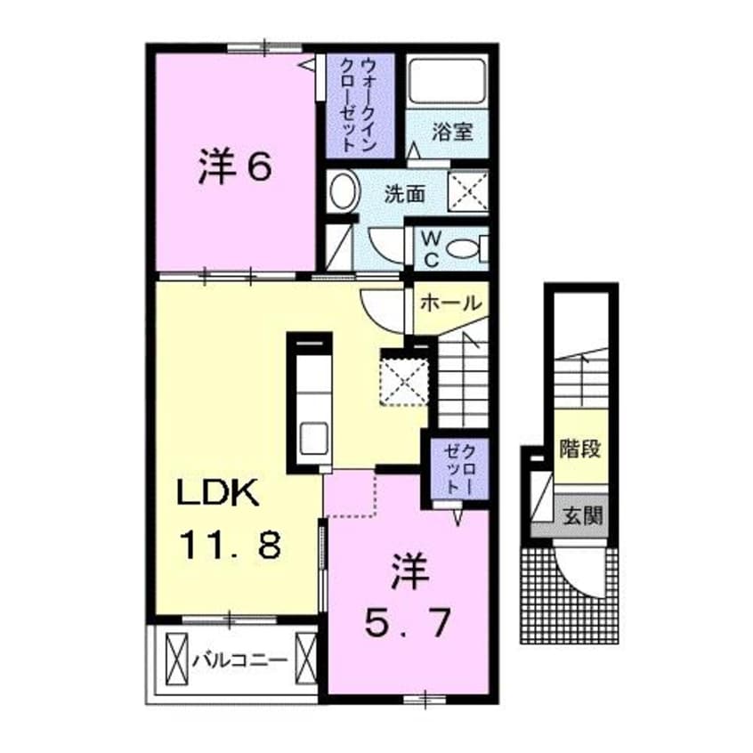 間取図 ファイン　ヴィラ　III　Ｂ