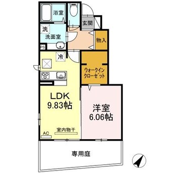間取図 みつばち本町III
