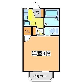 間取図 アース　Ｃ