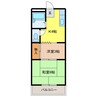 ライオンズビル 2Kの間取り