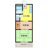 ライオンズビル 2DKの間取り