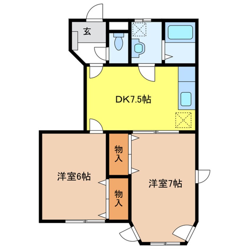 間取図 プレジオミツハシⅣ