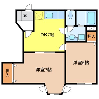 間取図 プレジオミツハシⅣ