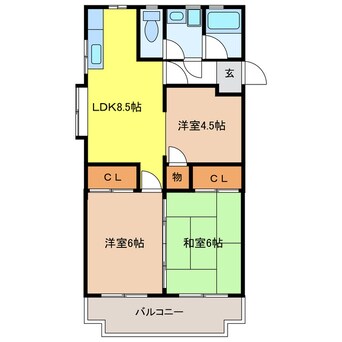 間取図 ドリームマンションＳＡＮＯ