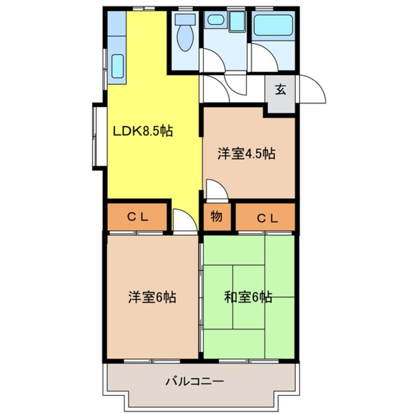 間取図 ドリームマンションＳＡＮＯ