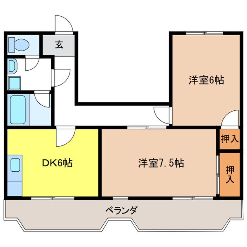 間取図 ドリームマンションＳＡＮＯ