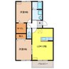 ルミエール　Ａ 2LDKの間取り