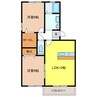 ルミエール　Ａ 2LDKの間取り