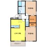 ルミエール　Ａ 2LDKの間取り