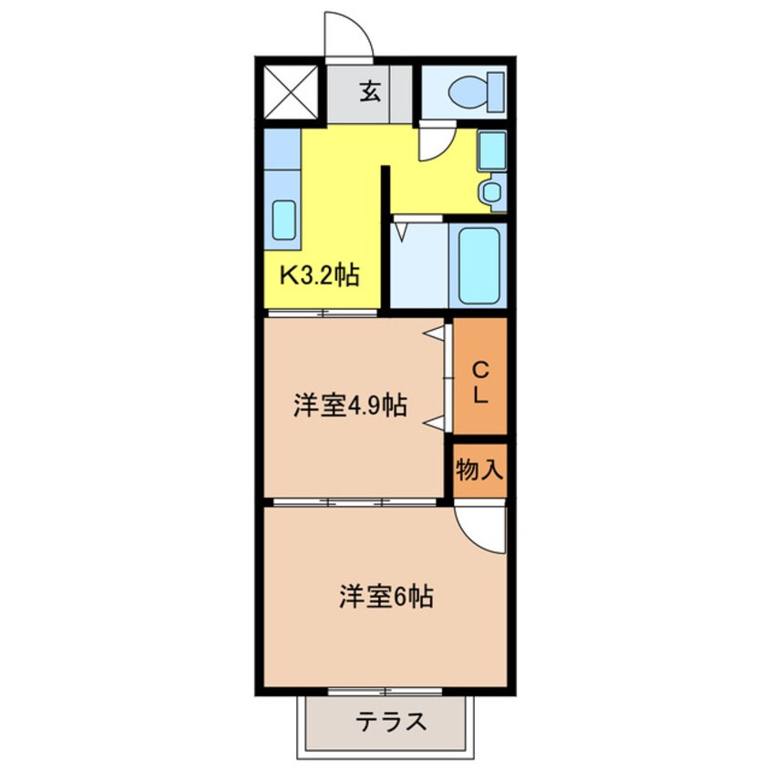 間取図 ＳＩＬＫＹ　ＢＯＸⅡ