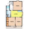 パークハイツ愛成　ＷＥＳＴ 3LDKの間取り