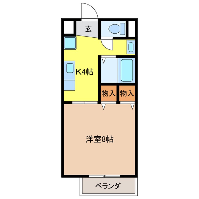 間取図 ハピネスＭⅠ