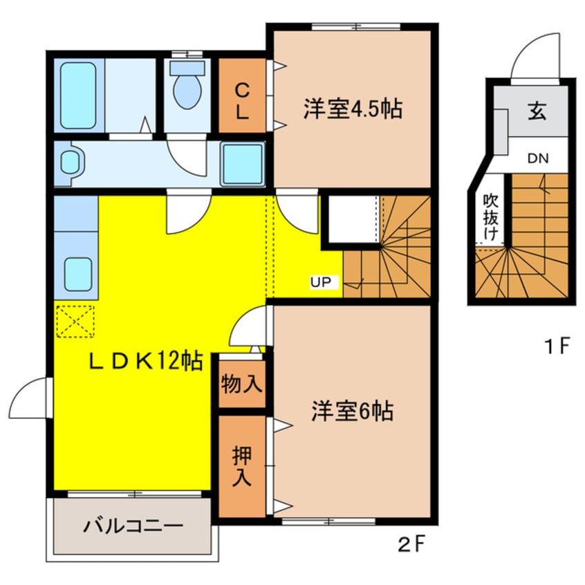間取図 ローズマリーＡ
