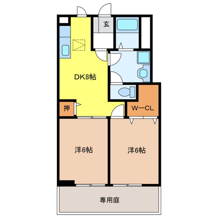 間取図 ファミールヤマモト　Ａ