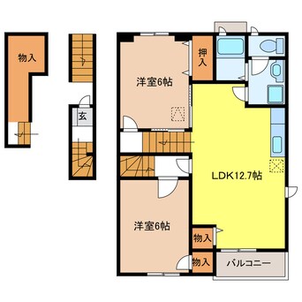 間取図 キャンサー＆パイシーズＡ