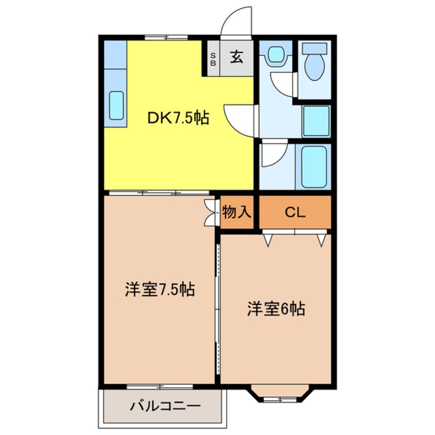 間取図 Twins Coopo